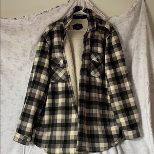 Men’s fuzzy flannel